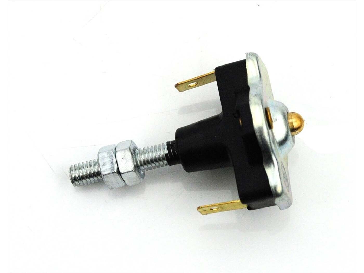 Diverse / Import Spínač brzdového světla zadní černý kov-plast pro Zündapp ZE 40, ZD 20, 25 TS, 50 CS 50, Hai R Scooter, RS Super, C Sport, GTS KS Cross, Super vodou chlazený, 80, K Kreidler Florett, Flory, Hercules MK, K, KX, Prima, Ultra