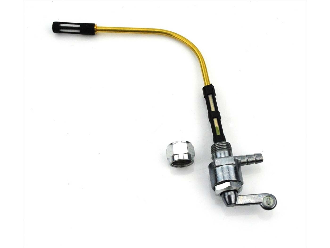 Diverse / Import Palivový kohout kovový žluto/stříbrný pro Piaggio, Ciao