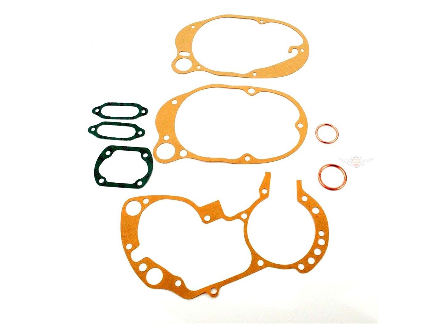 Diverse / Import 8dílná sada těsnění motoru pro Hercules, KTM, DKW, Miele, Göricke, Gritzner