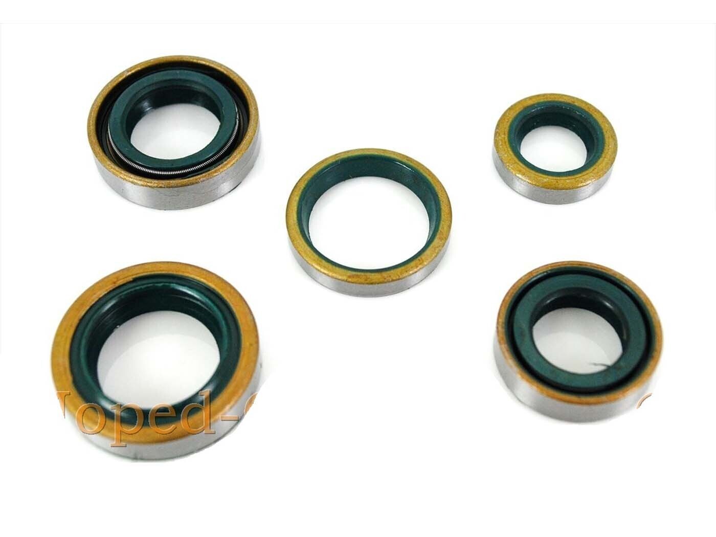 Diverse / Import Sada simeringů 5dílná 15x24x7mm 17x28x7mm pro Zündapp GTS, CS, CX, Hai 50, KS 50