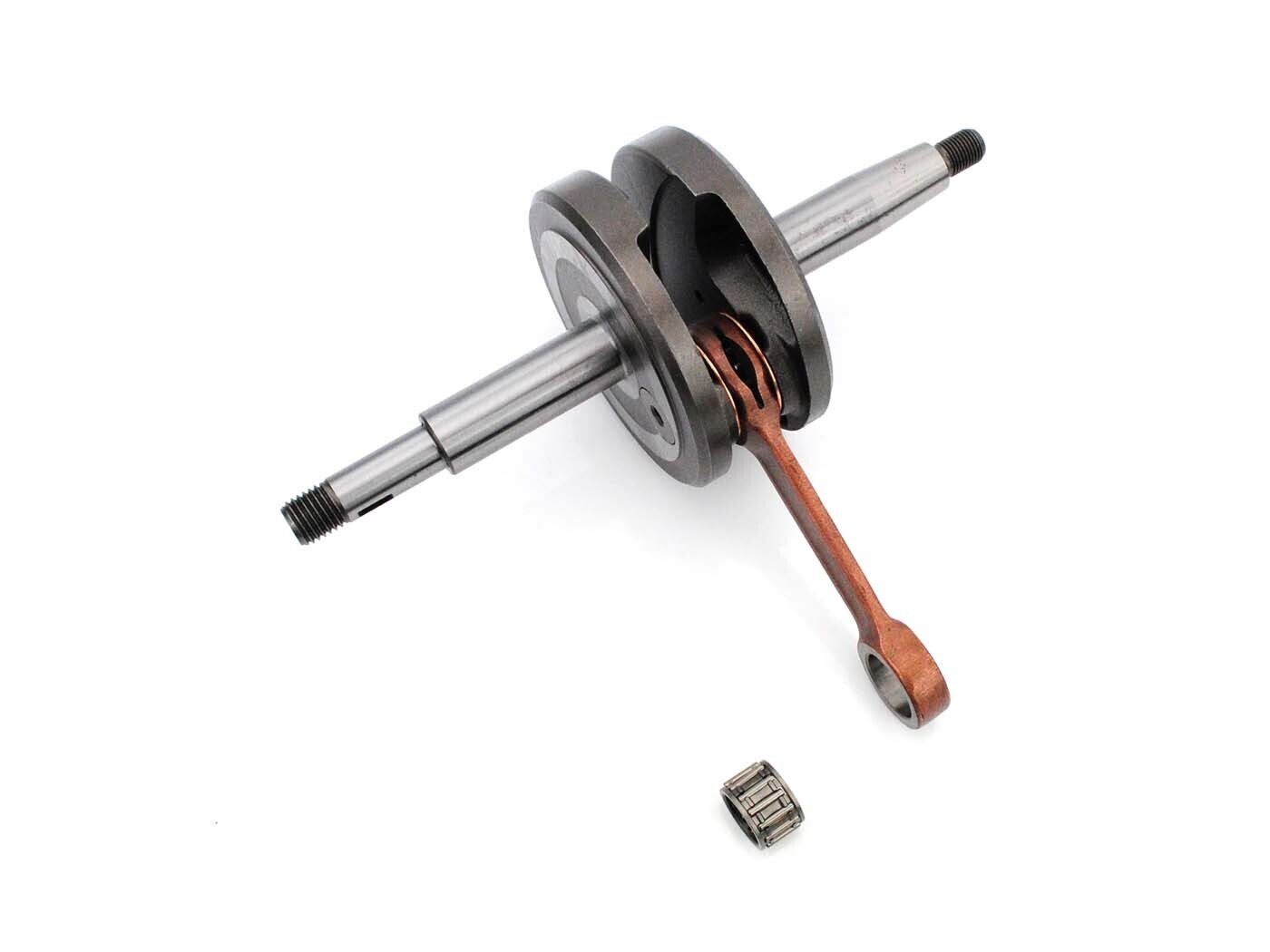 Diverse / Import Kliková hřídel Barikit ocelová, 85 mm, pístní čep 14 mm pro Hercules K 50 SX, RX, RL, SL, RE, SE, Sprint, DKW RT 159, KTM Comet