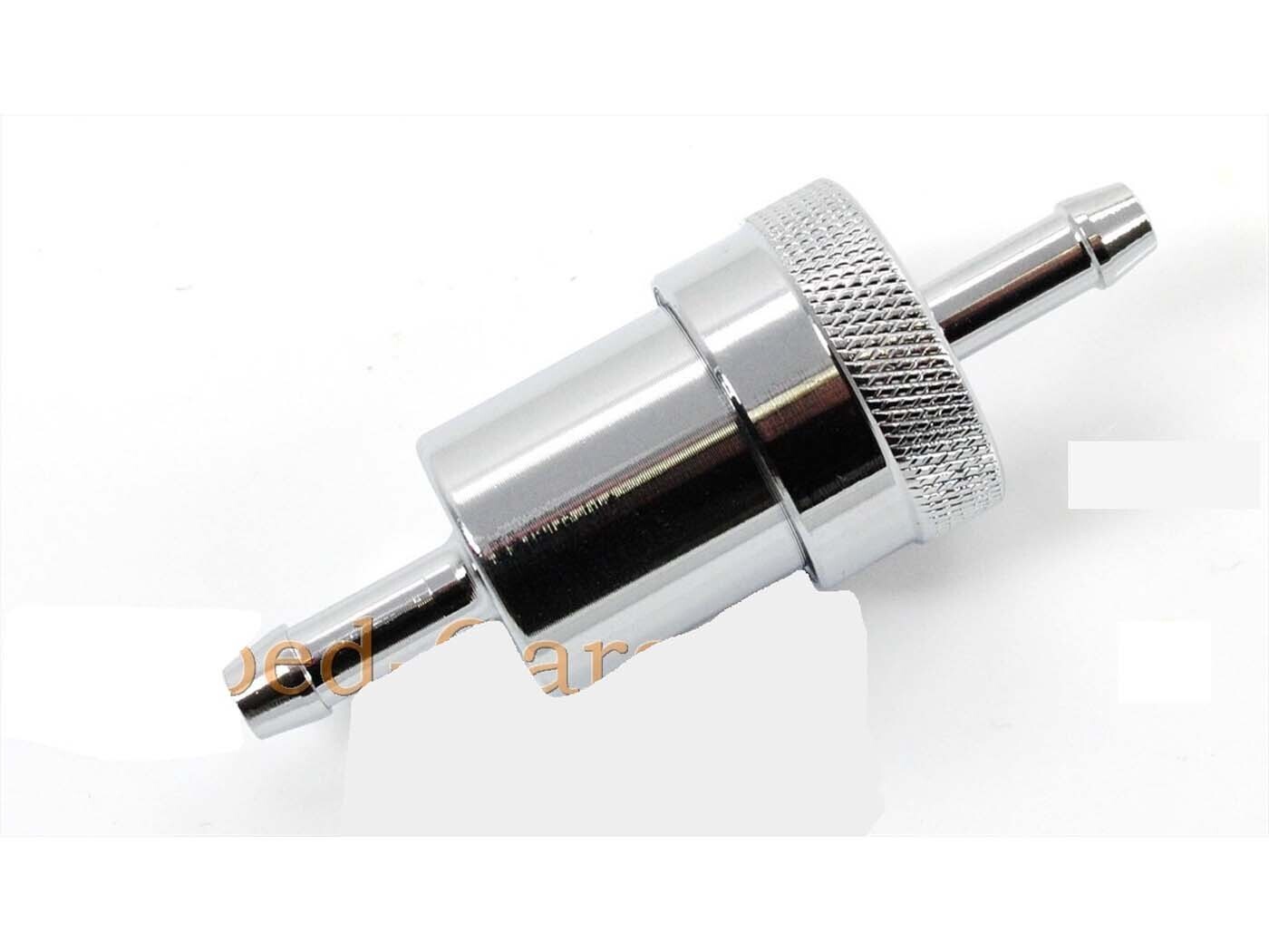 Diverse / Import Palivový filtr hliníkový 8 mm omyvatelný pro Zündapp, Kreidler, Hercules, Puch, Miele, Simson, DKW, KTM, moped, moped, mokick