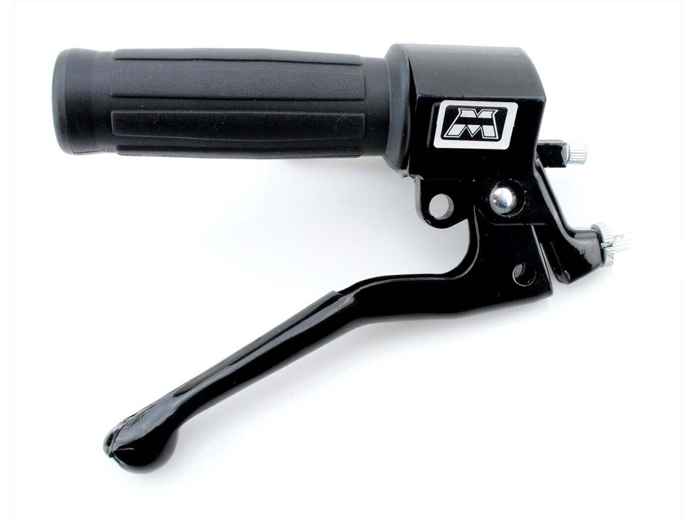 Diverse / Import Plynová rukojeť s černým gumovým gripem pro MBK, Mobylette, Motobecane