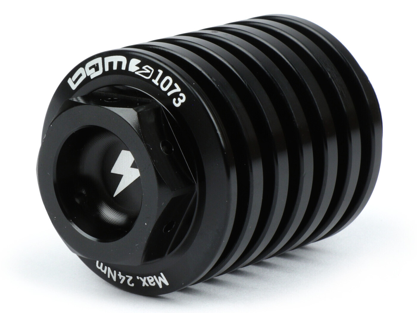 BGM PRO Vypouštěcí šroub oleje BGM PRO, CNC, leskle černý pro všechny Piaggio Leader 125–200 ccm, LEM 125–150 ccm, HE 125–150 ccm, IGET 125–150 ccm, Quasar/HPE 250–300 ccm, Master 400–500 ccm