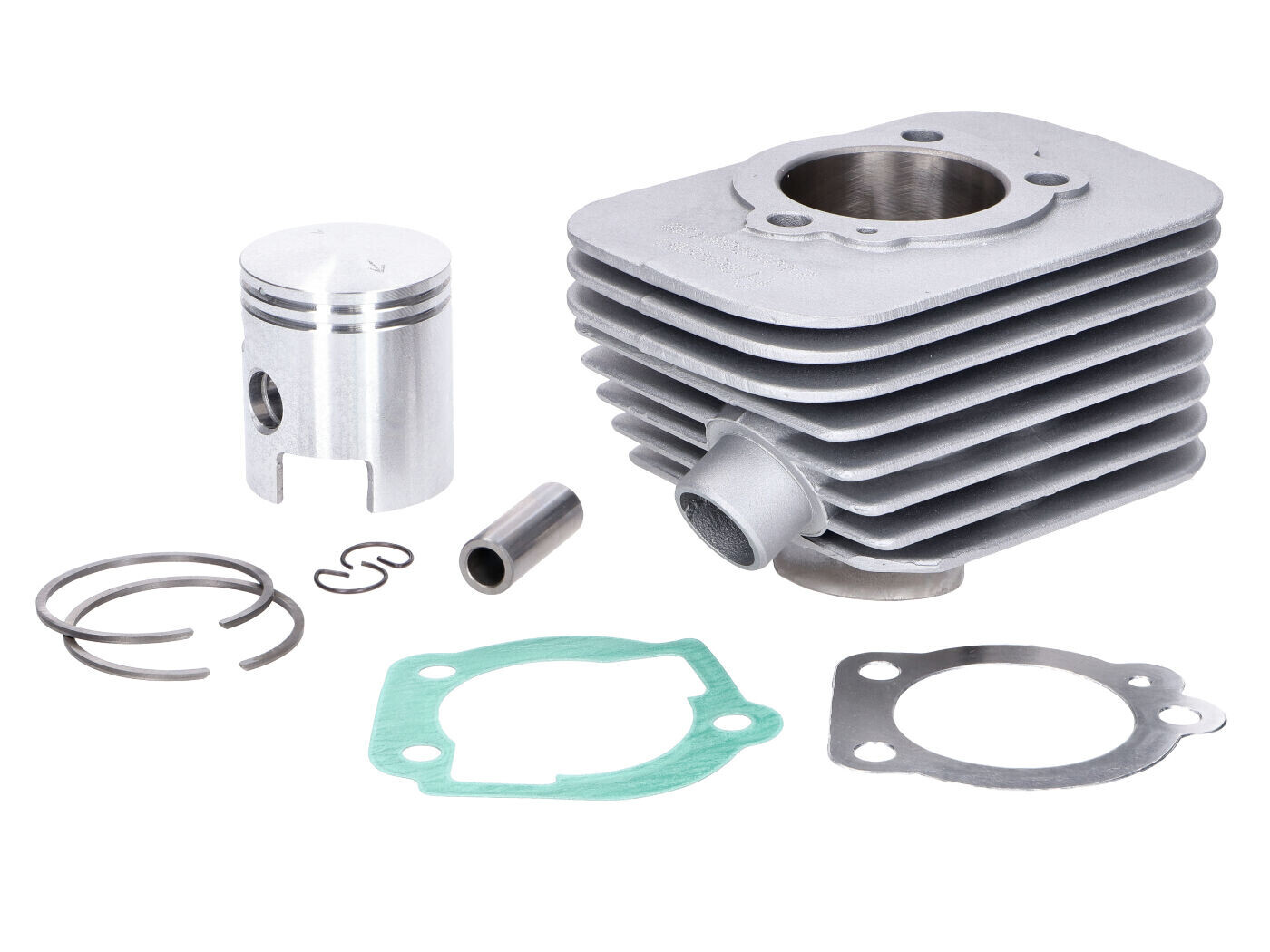 Sada válce Athena hliníková d=43 mm 63 ccm, pístní čep 12 mm pro Piaggio Bravo, Ciao, Grillo, Si Mofa
