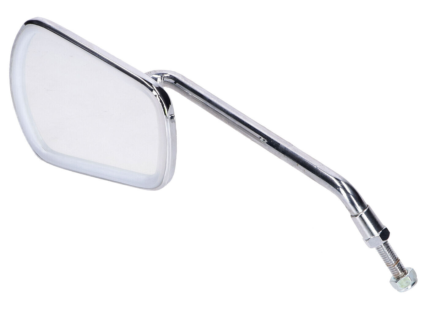Zrcátko Cuppini chrom 115x90mm 170mm M8x26 pro Zündapp, Kreidler, Hercules, Puch, Simson