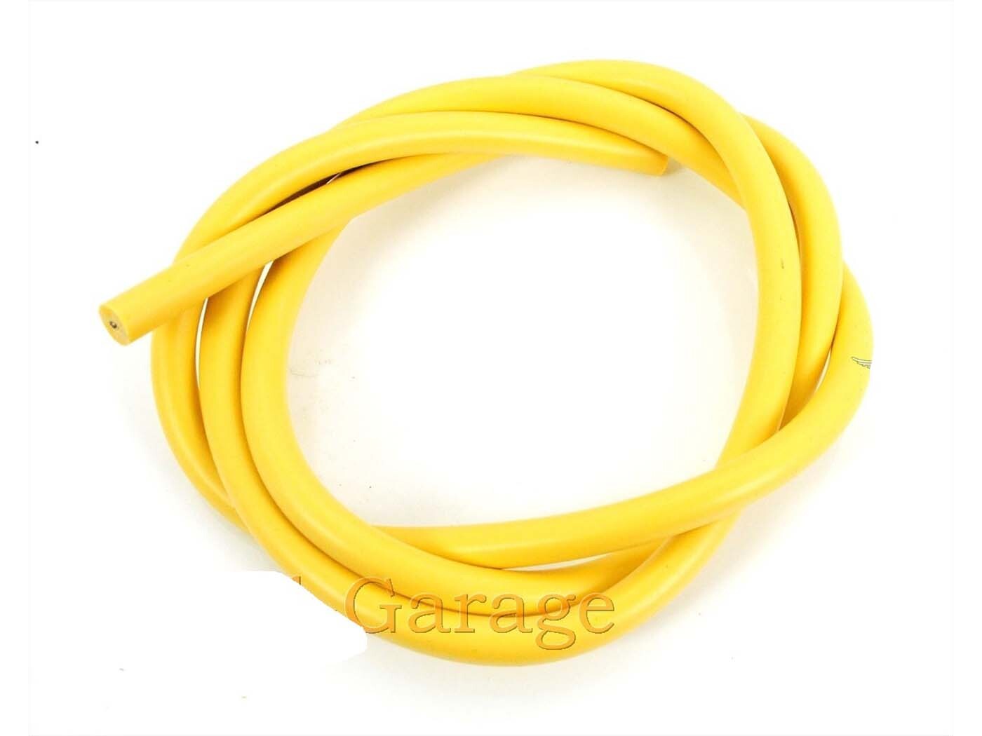 Diverse / Import Zapalovací kabel silikonový 1 metr žlutý 7 mm pro Zündapp, Kreidler, Hercules, Puch, KTM, DKW, moped, skútr, motocykl