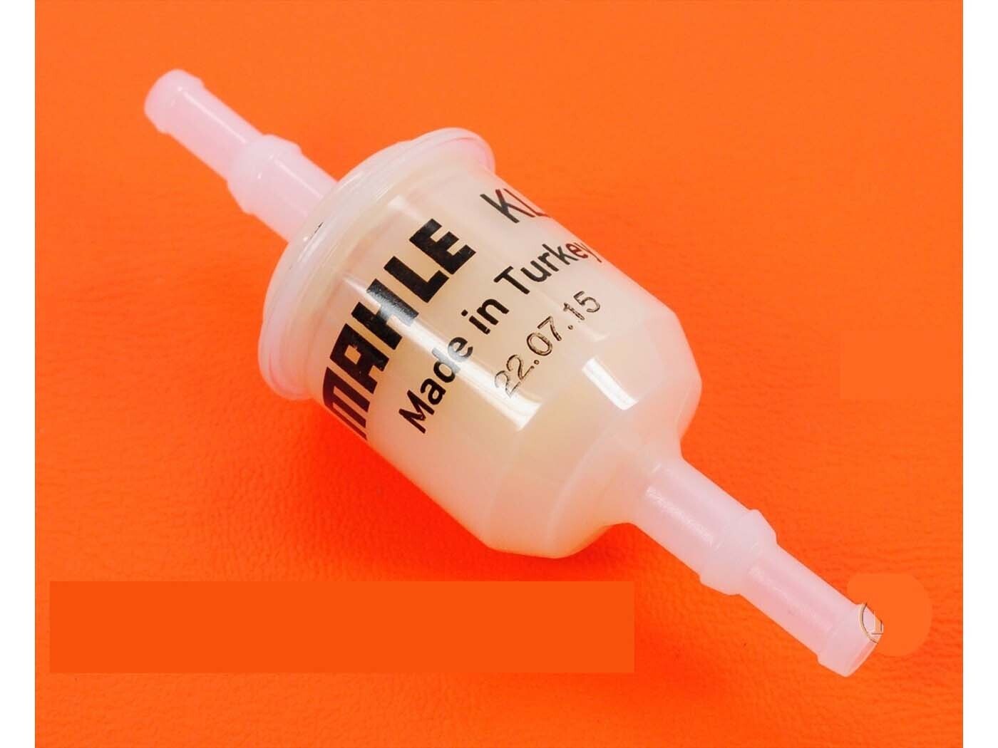 Diverse / Import Palivový filtr plastový 30 mm x 40 mm, přípojka 6–8 mm, pro Zündapp CS, CX, Hai, M 50, Bergsteiger, GTS, C, KS, Star, Hercules Prima, M, Optima, K Ultra, MK, Kreidler Florett, Flory