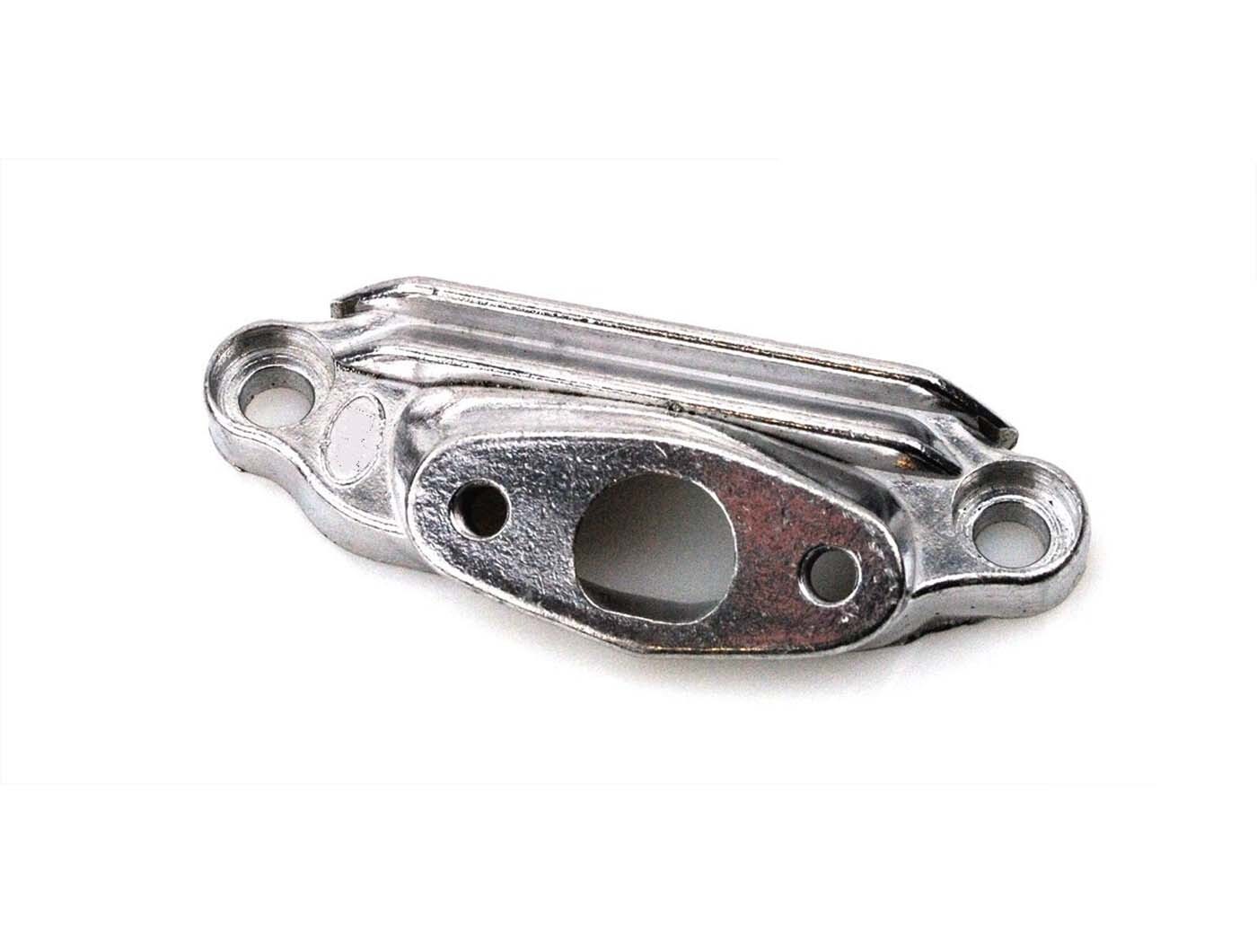 Diverse / Import Stříbrná hliníková mezipříruba pro Sachs 50/AM A, B, 50/AMA X, 50/AMAL SF, 50/2MLC, 50/AMLC, 50/3 ML MLA NL, MLK AX