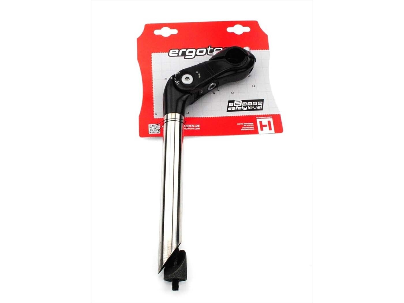 Diverse / Import Hliníkový držák řídítek 25,5 mm 180 mm černý pro moped, moped, mokick