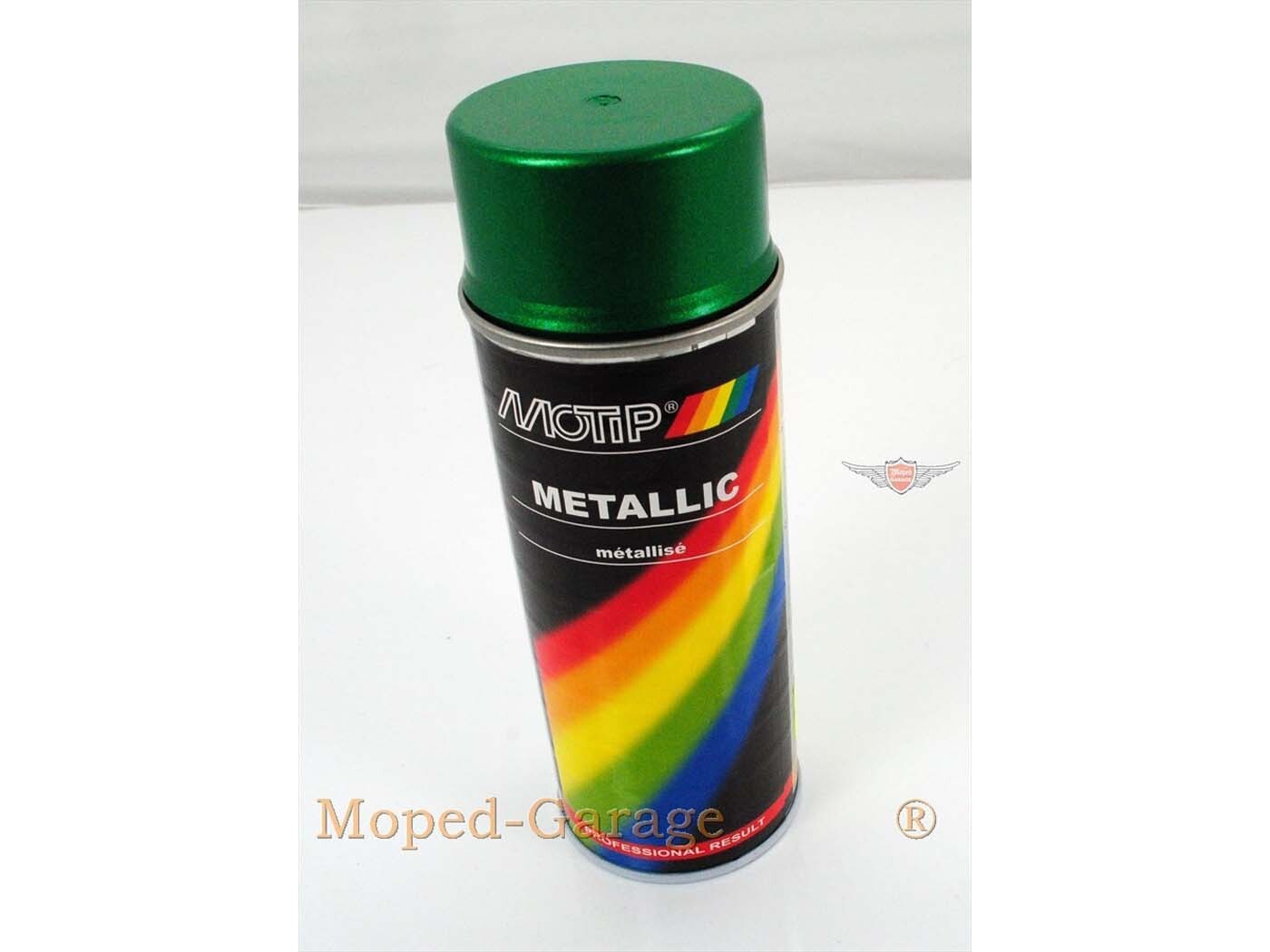 Diverse / Import Lakovací sprej nitrocelulózový 400 ml zelená metalíza pro moped mokick