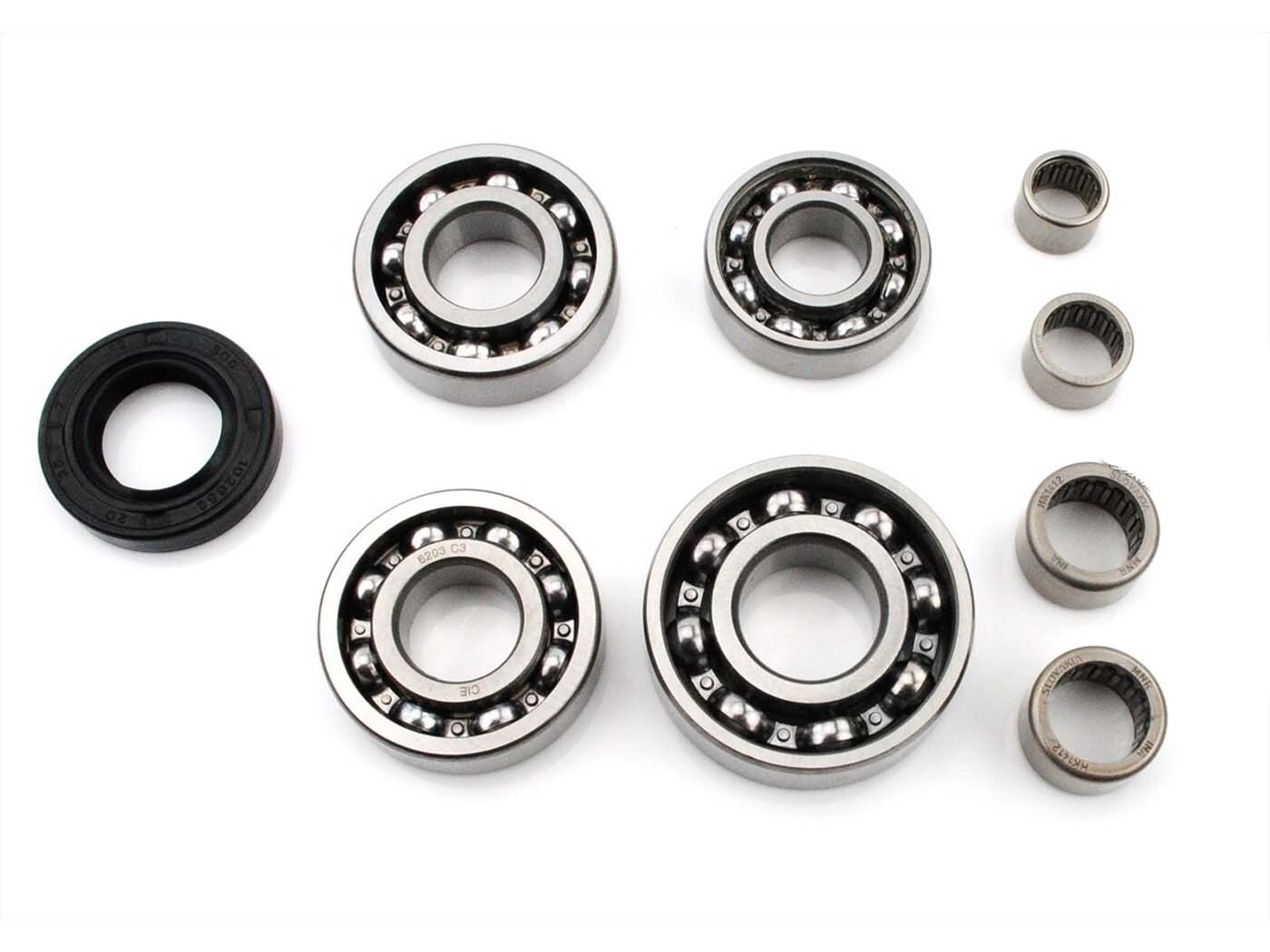 Diverse / Import Ocelová 9dílná sada ložisek pro Derbi Senda, Yamaha Mokick