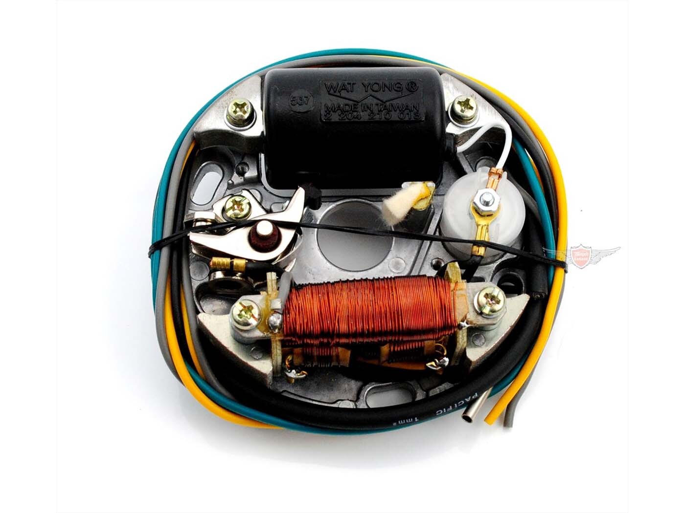 Diverse / Import Zapalovací stator kompletní 6V 15/5W s cívkou brzdového světla pro Zündapp ZD, CS, CX, Hai, GTS, C, Moped, Moped, Mokick