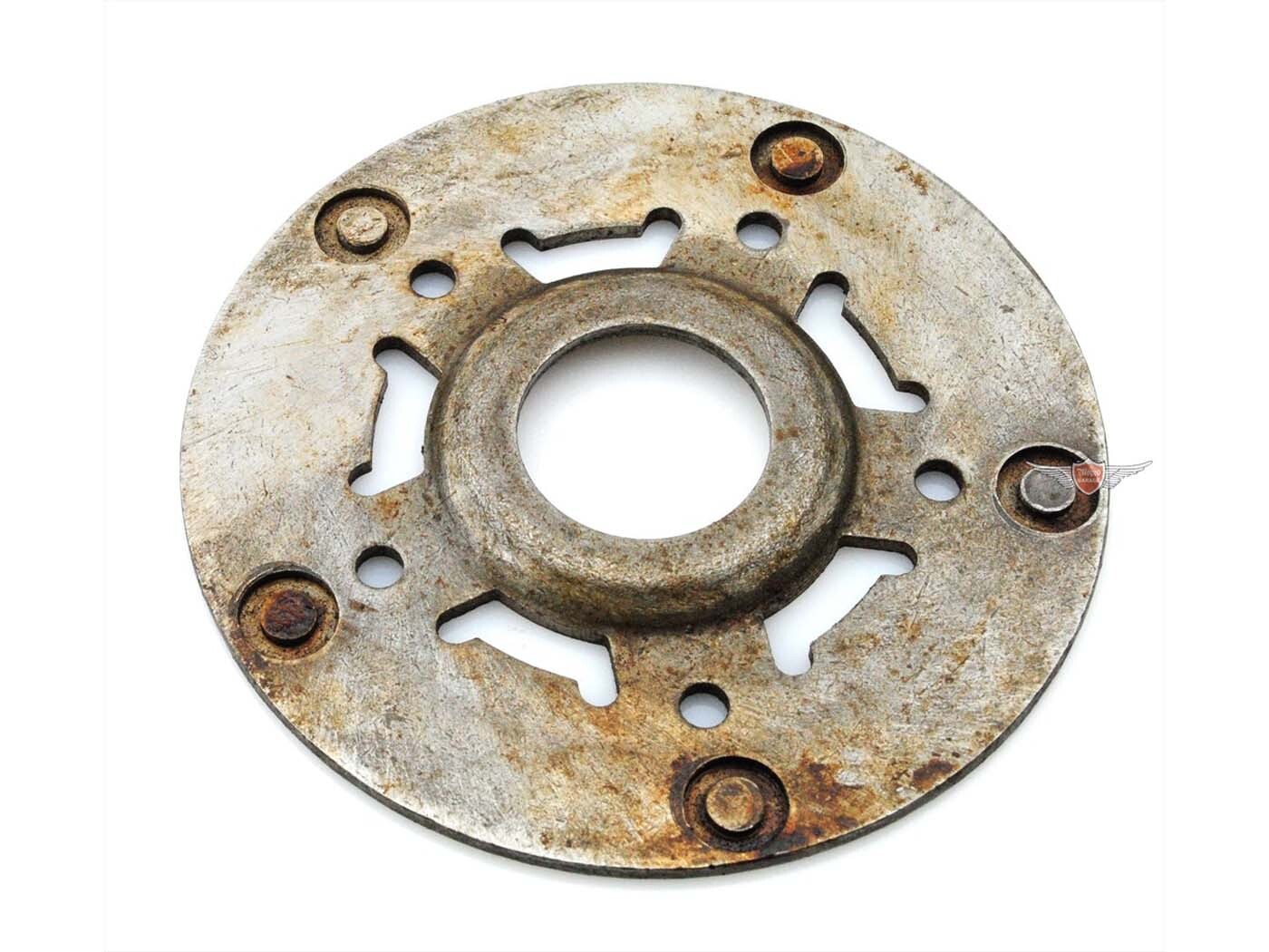 Diverse / Import Ocelový kulatý přítlačný talíř pro Simson, KR51/1 K, S, Duo 4/1