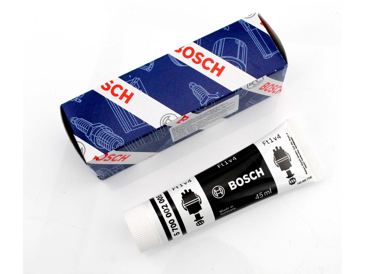 Bosch Mazivo na kontakty zapalování 45 ml minerální pro Hercules, Zündapp, Kreidler, Simson, Puch, KTM, DKW, Rixe, NSU, moped, mokick, motocykly, automobily