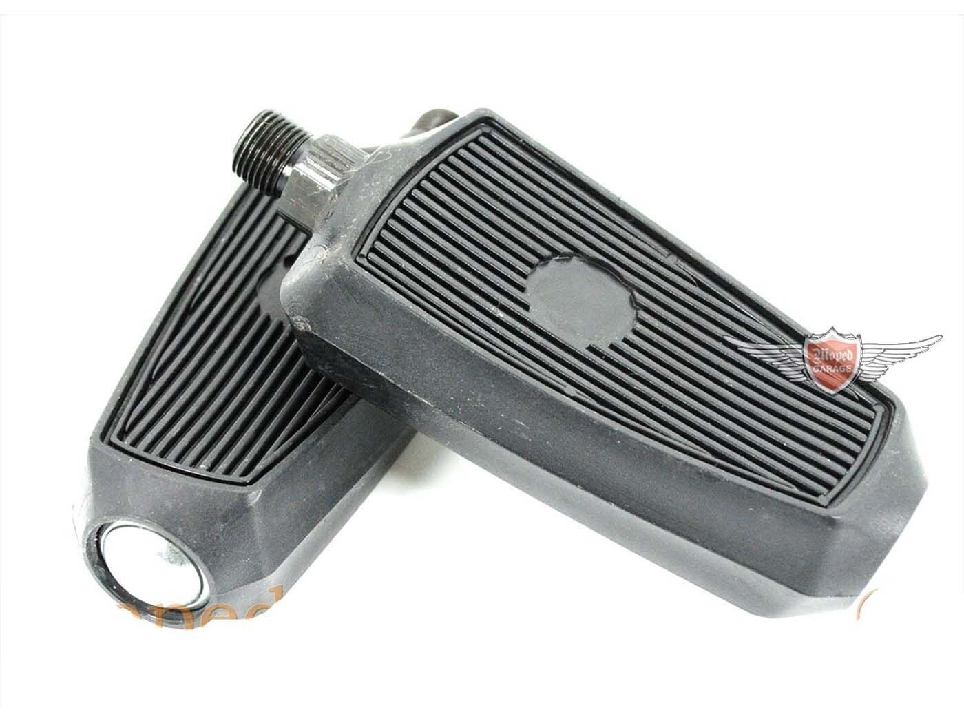 Diverse / Import Černé plastové pedály pro Zündapp, Kreidler Flory, Hercules, Puch, KTM, DKW, Miele Moped, Moped