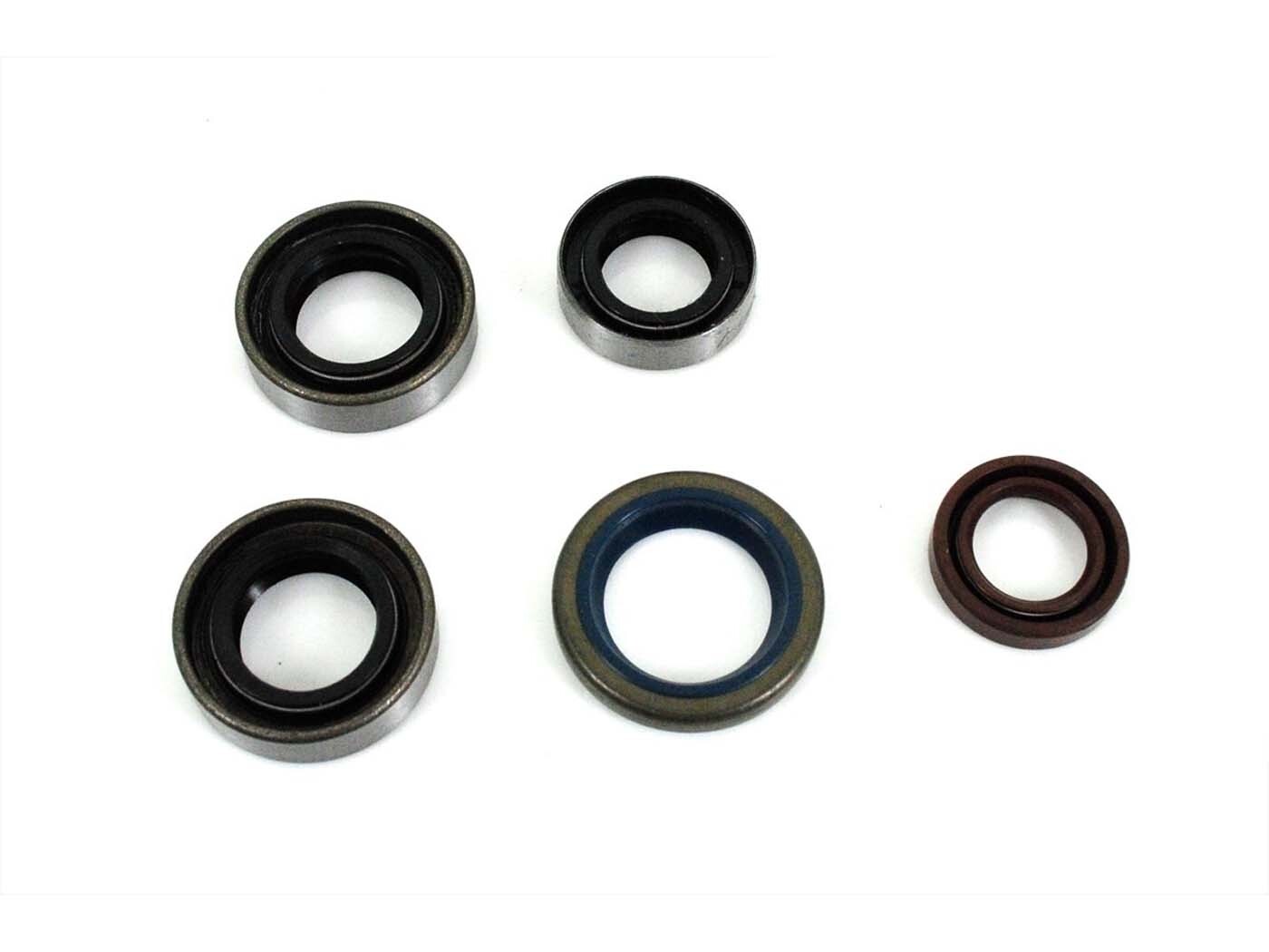 Diverse / Import Sada simeringů 5-dílná 15x24x7 17x28x7 16x24x7 20x26x4 12x20x5 pro Zündapp C 50 Super, Sport Combinette, R Scooter,