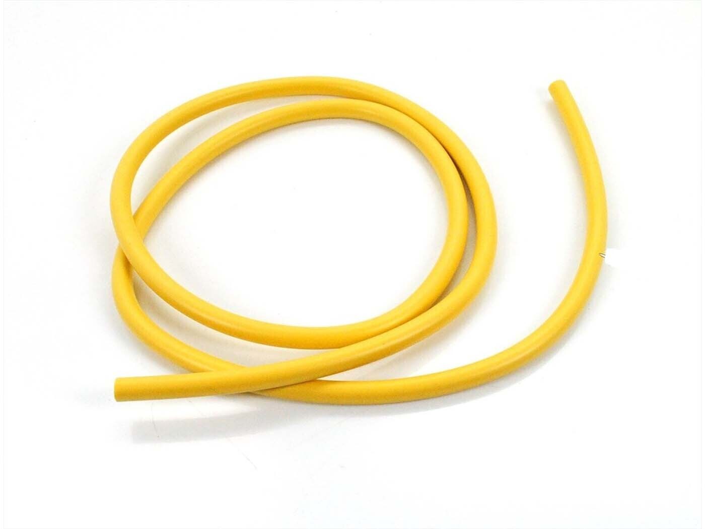 Diverse / Import Zapalovací kabel 1 m žlutý silikonový D=7 mm pro Zündapp, Kreidler, Hercules, Puch, KTM, DKW, Moped, skútr, motocykl