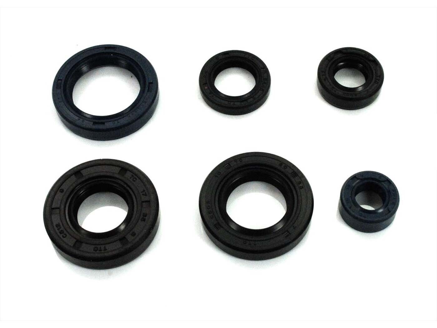 Diverse / Import Sada olejových těsnění, 6dílná, černá, pro Malagutti, Yamaha