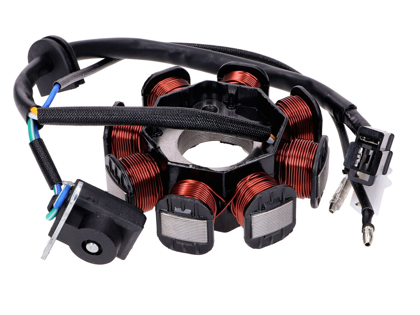 101 Octane Stator alternátoru pro Keeway Cruzer, Elvis, Alex 50 E4 (45 km/h)