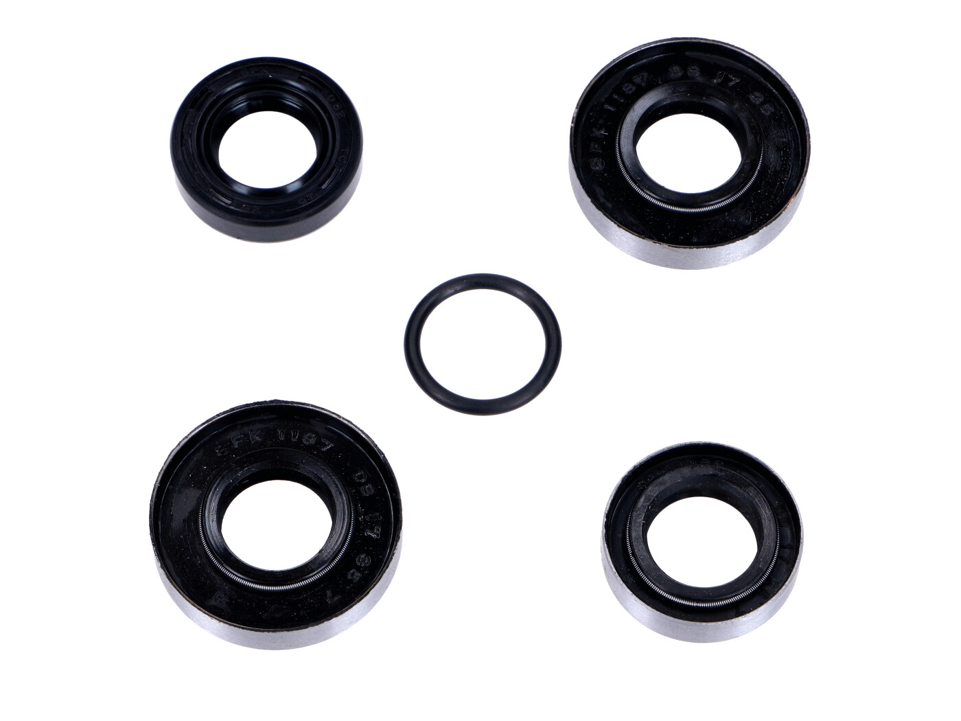 Diverse / Import Sada gufer 5dílná černá pro Puch MV, MS, Monza