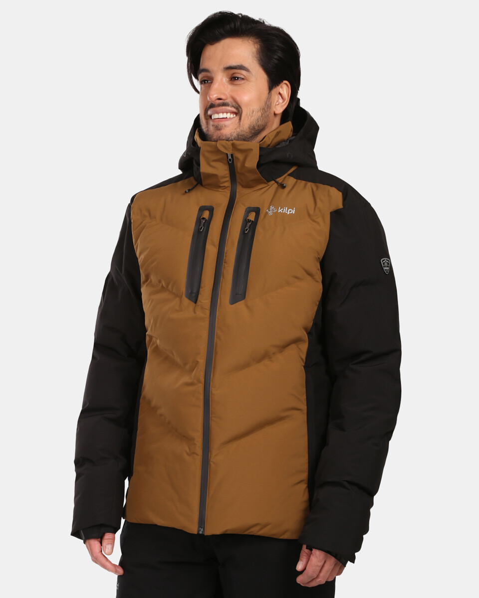 Pánská lyžařská bunda kilpi skimmio-m hnědá xl