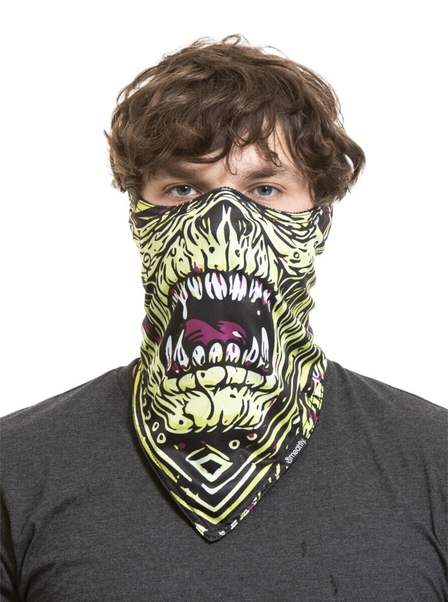 Maska meatfly frosty žlutá one size