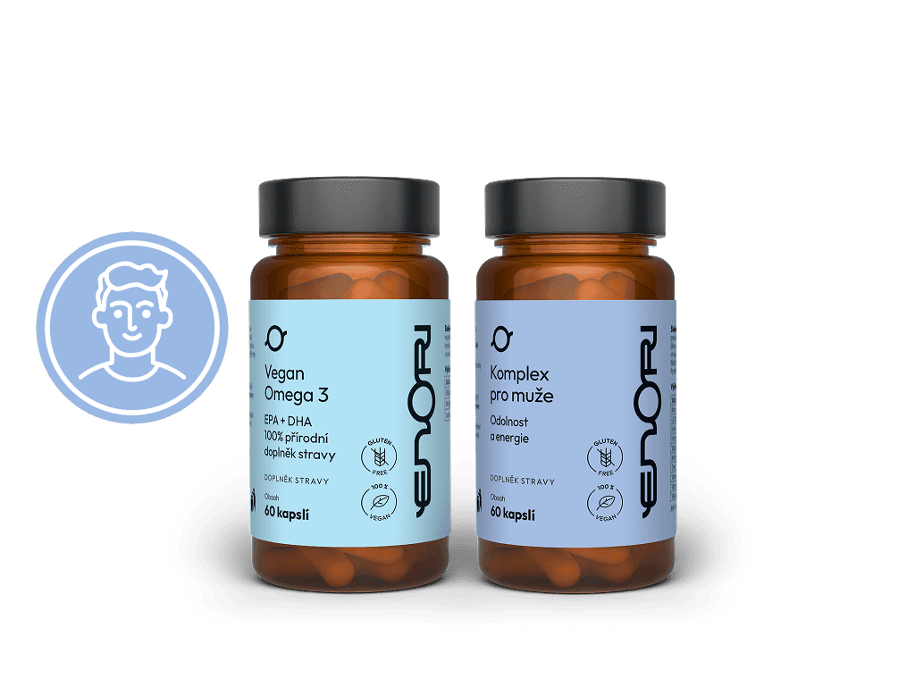 Enori set pro dlouhodobou vitalitu muže, 2x 60 kapslí