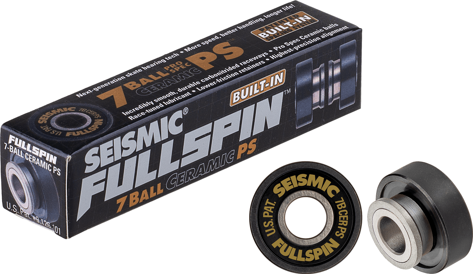 Seismic - Fullspin 7-Ball Ceramic Pro Built-In Bearings - ložiska (8 kusů)