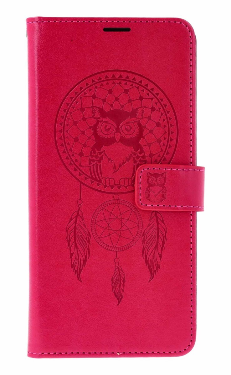 Pouzdro MEZZO Xiaomi Redmi Note 14 Pro knížkové Lapač se sovičkou růžové 167725