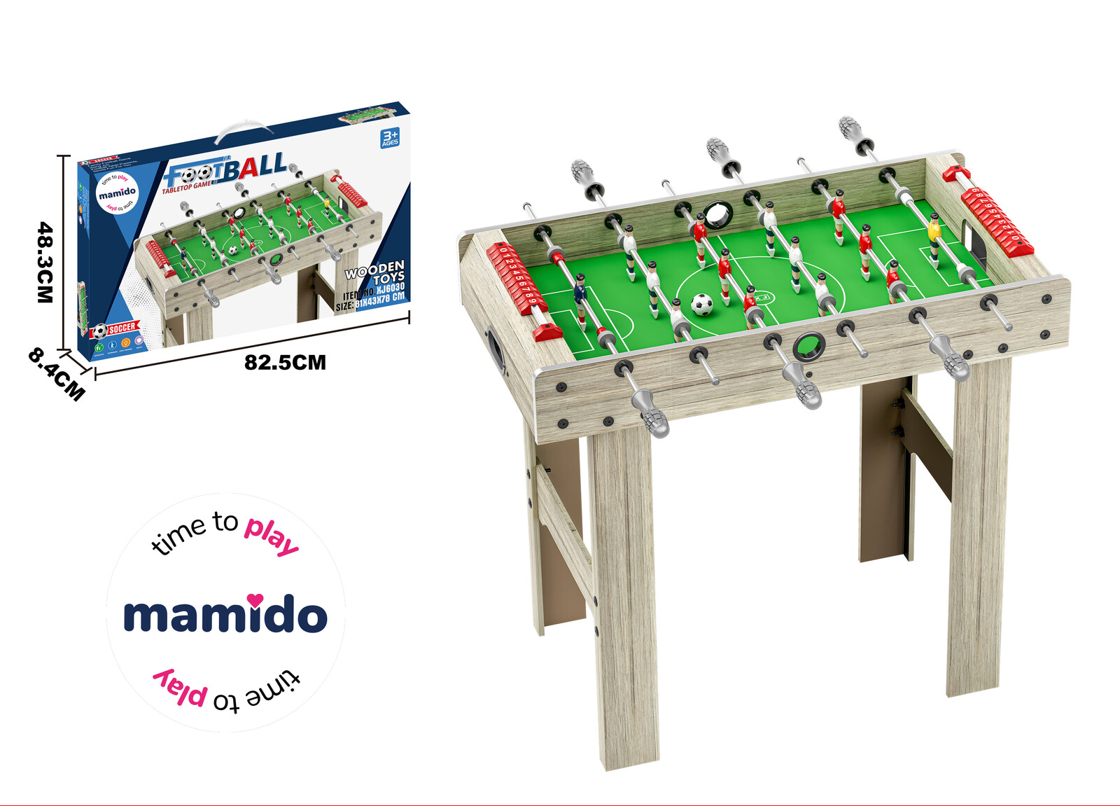 Mamido Mamido Dětský stolní fotbal 81 cm MT1540