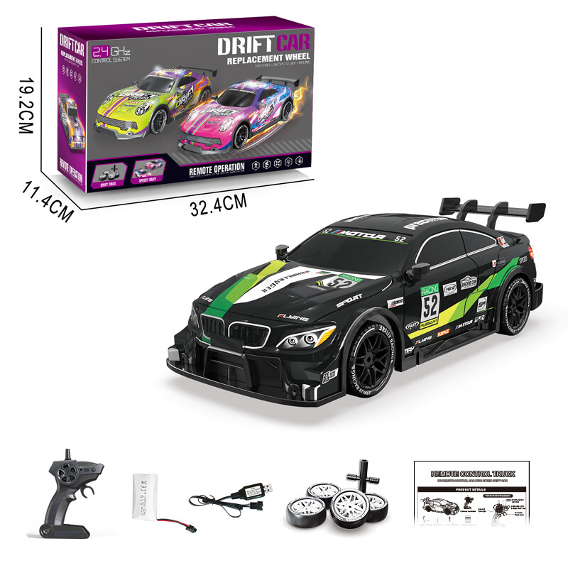 Mamido Mamido Auto na dálkové ovládání RC Drift Auto 1:16 4WD 2.4GHz černé