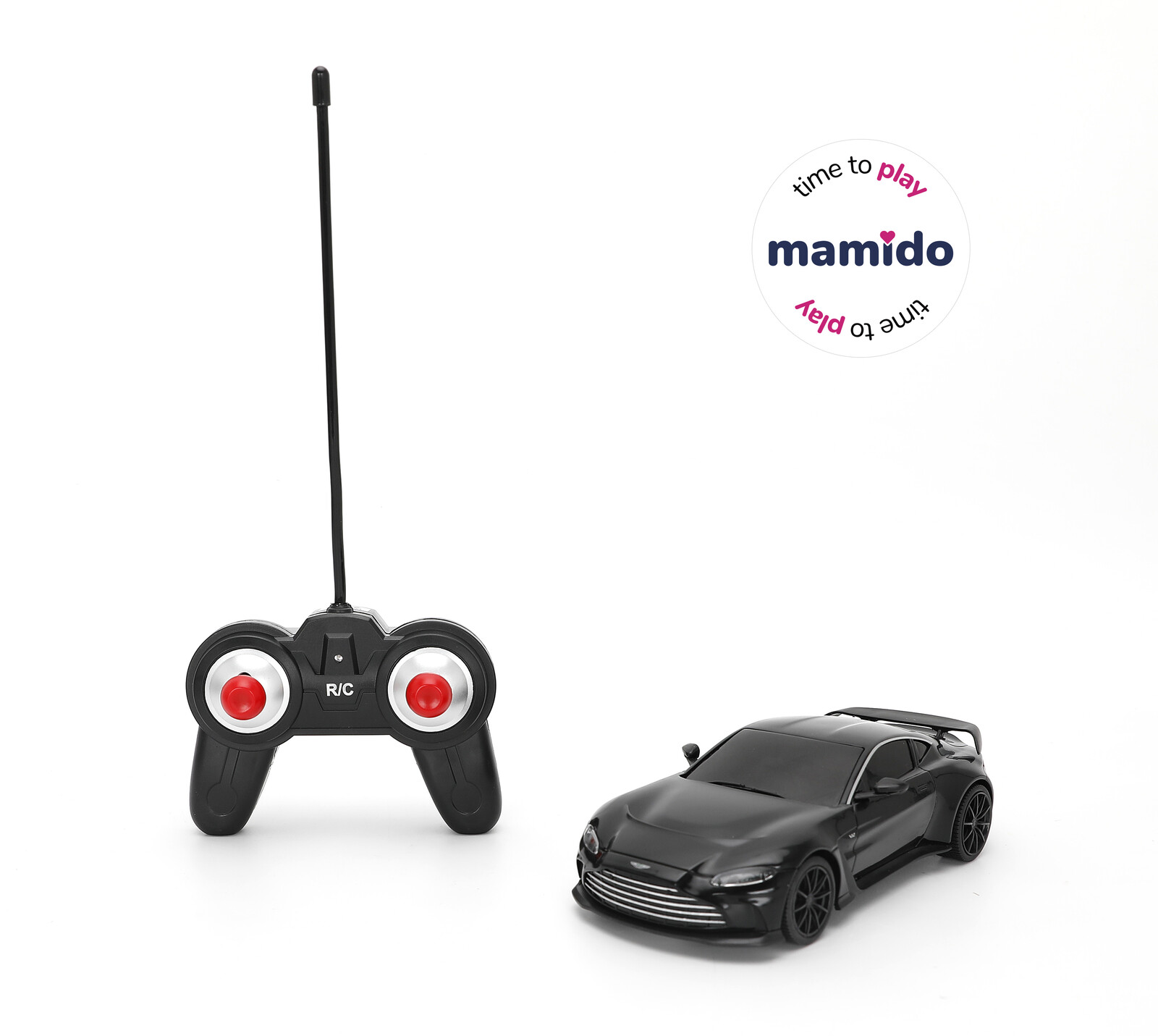 Mamido Mamido Auto na dálkové ovládání Aston Martin 2022 V12 Vantage RC 1:24 černé