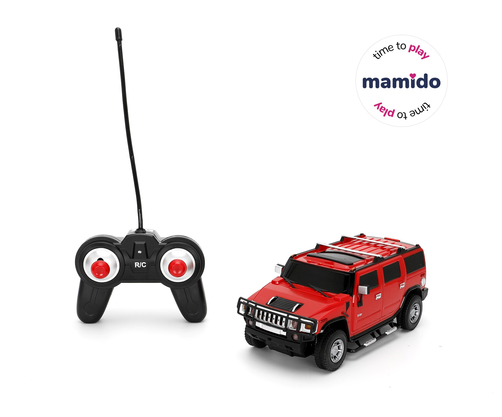 Mamido Mamido Auto na dálkové ovládání Hummer H2 RC 1:24 červené
