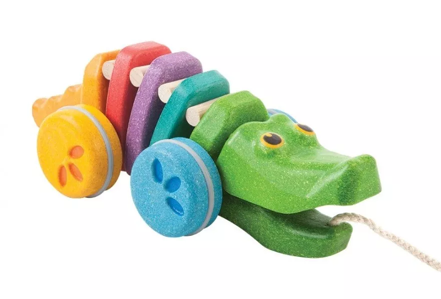 PlanToys PlanToys Tančící krokodýl - duhový