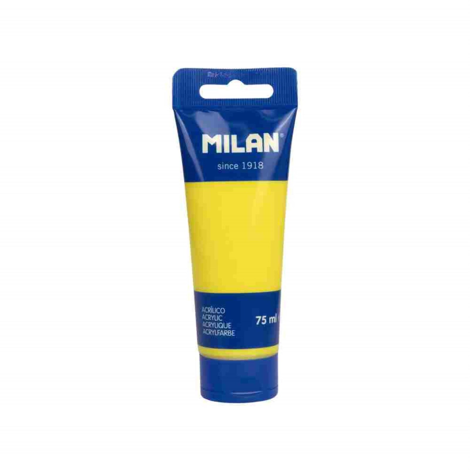 Akrylová barva Milan - 75 ml, žlutá