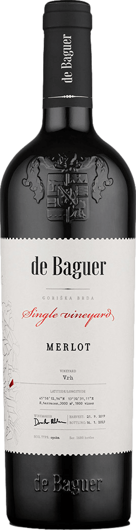 Klet Brda De Baguer Single Vineyard Merlot 2019