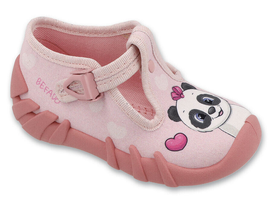 BEFADO 110P5 dívčí bačkorky SPEEDY panda 20 110P520_20