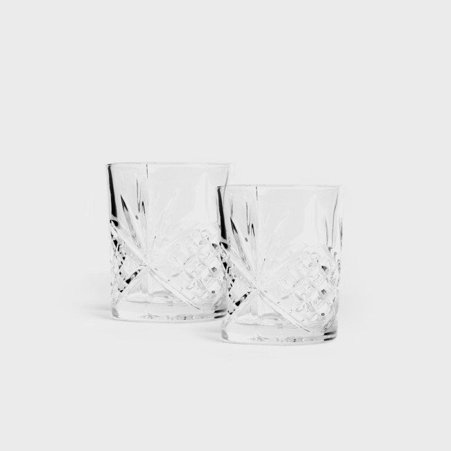 Sada dvou sklenic MIRRA se vzorem 713866 310 ml