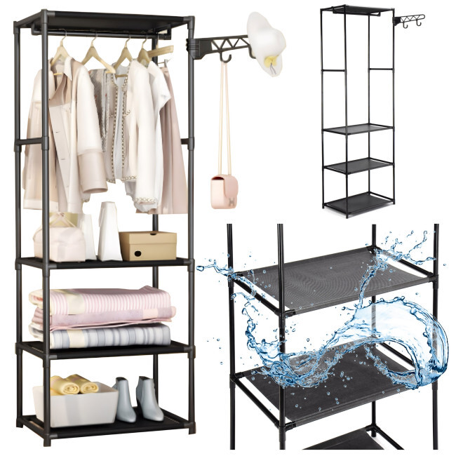 Šatní skříň MILENA černá