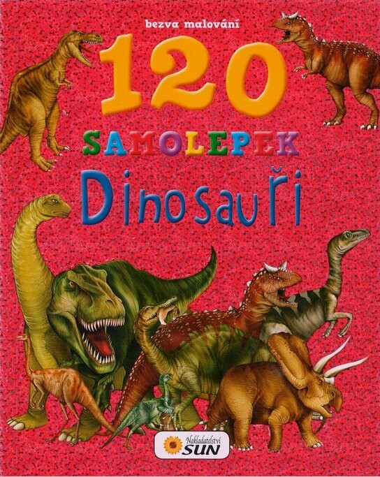 Bezva malování 120 samolepek Dinosauři