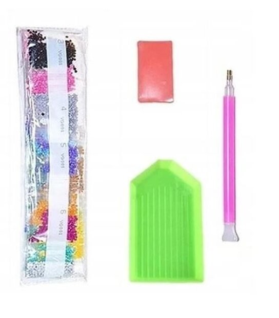 Diamantové malování Rusovláska s černou kočkou