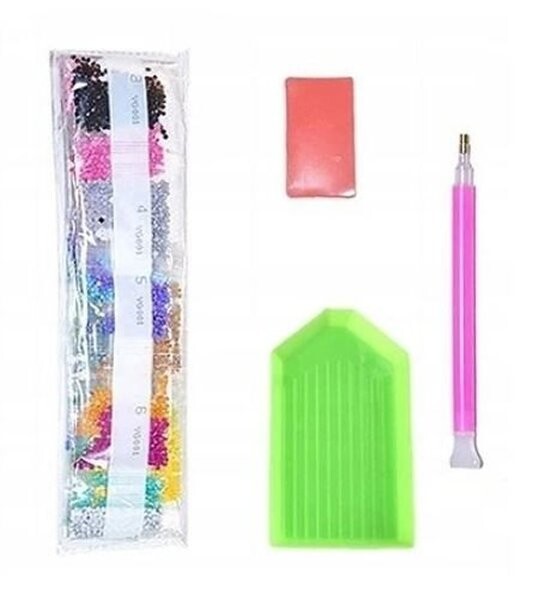 Diamantové malování Kočka s věnečkem