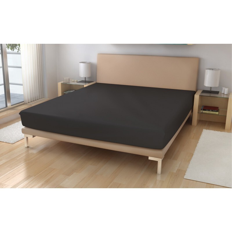 Polášek Holešov Prostěradlo jersey č.62 antracit 90x200, 90x200 cm, Šedá cm, 15 - 18 cm cm