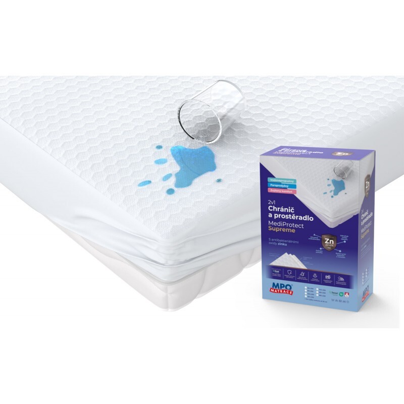MPO 2v1 Chránič a prostěradlo MEDIPROTECT SUPREME, 90x200 cm