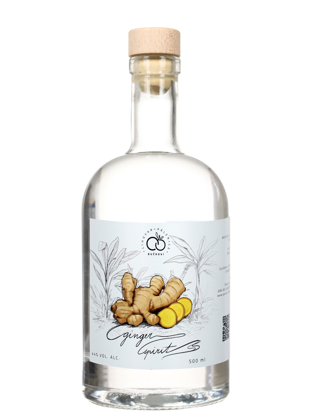 Pálenice Bučkovi Bučkův Ginger Spirit 44% 0,5l