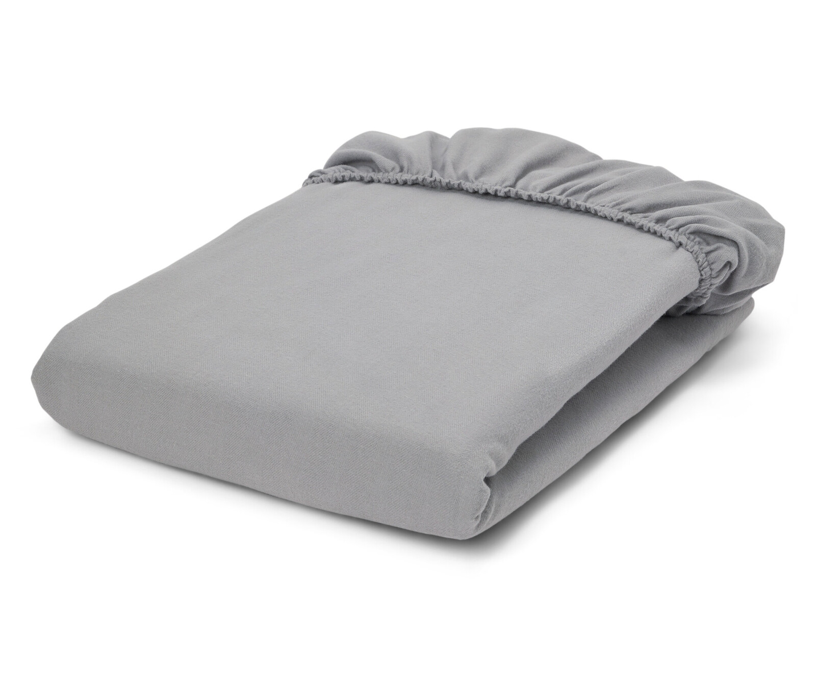 Tchibo - Napínací prostěradlo z jemného flanelu - barva: šedá