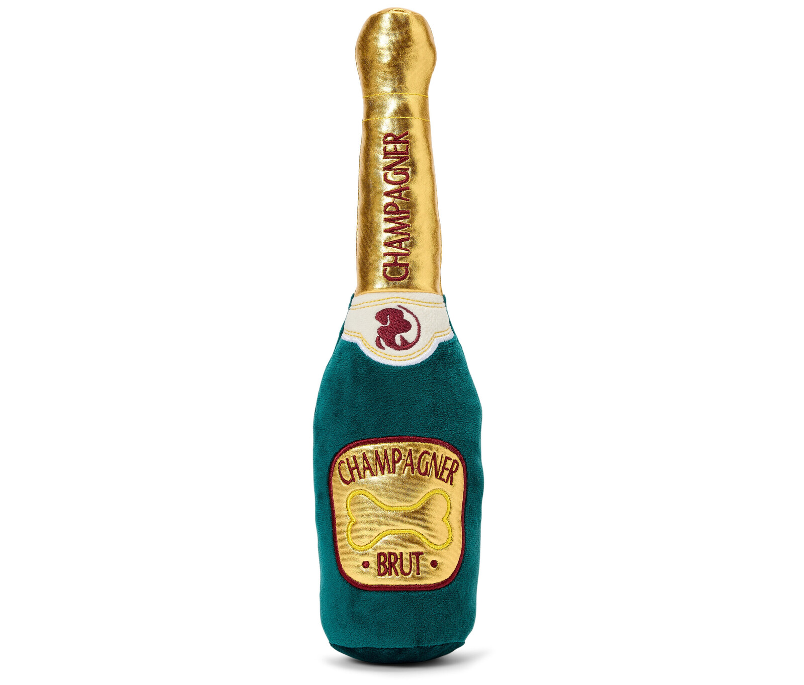 Tchibo - Plyšová hračka pro psy »Láhev šampaňského« - barva: vícebarevná