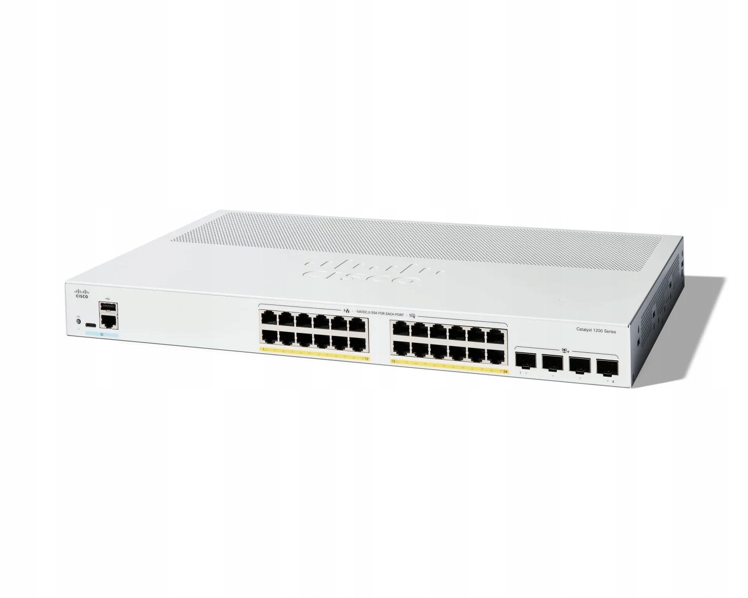 Cisco C1200-24P-4X síťové připojení Spravovaný L2/L3 Gigabit Ethernet (10/100