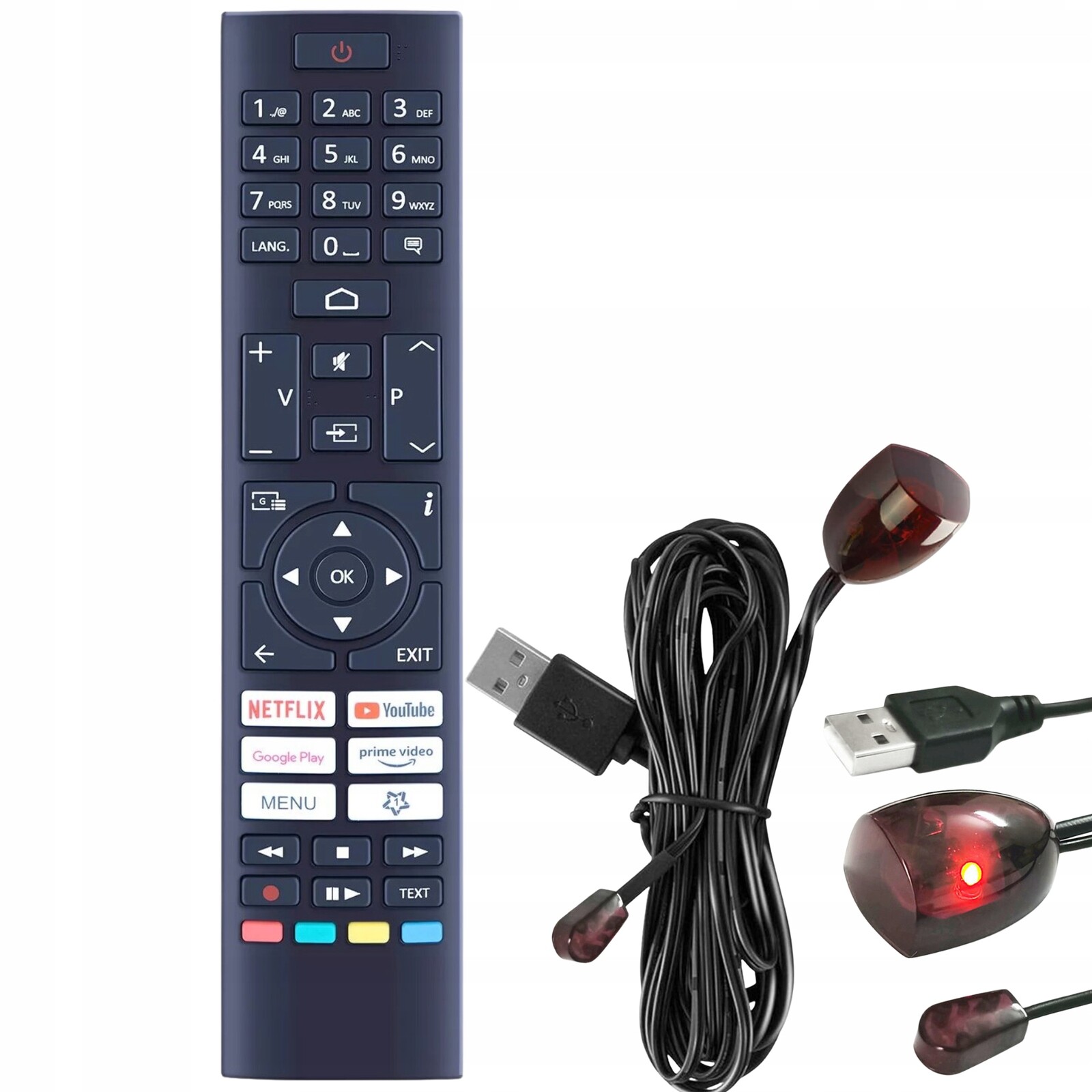 Dálkové Ovládání Pro Tv Jvc Toshiba CT-8564 RC45157 Kabel Ir 32WA2063DG
